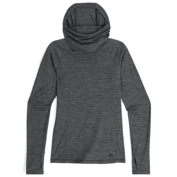 Outdoor Research Tops - Outdoor Research Alpine Onset Merino Wool 150 Hoodie Black Heather Womens Medium